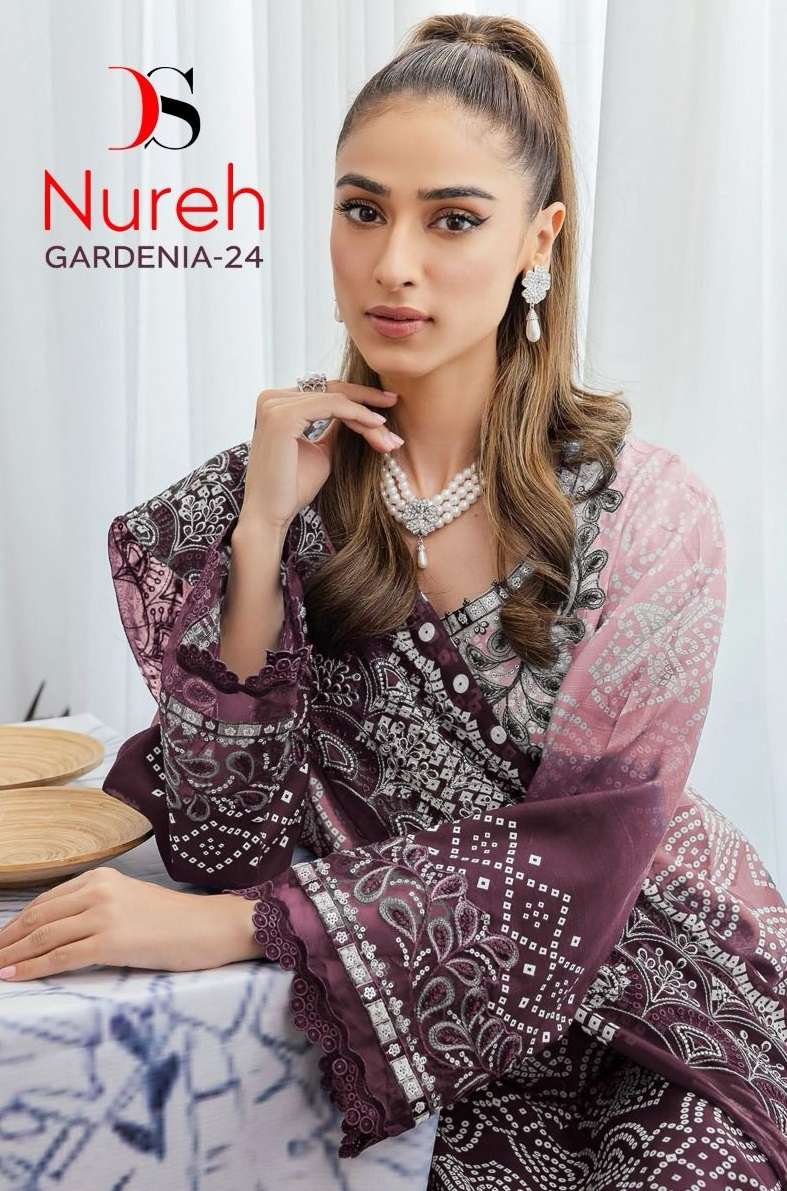 NUREH GARDENIA-24 Open Pic by DEEPSY SUITS 